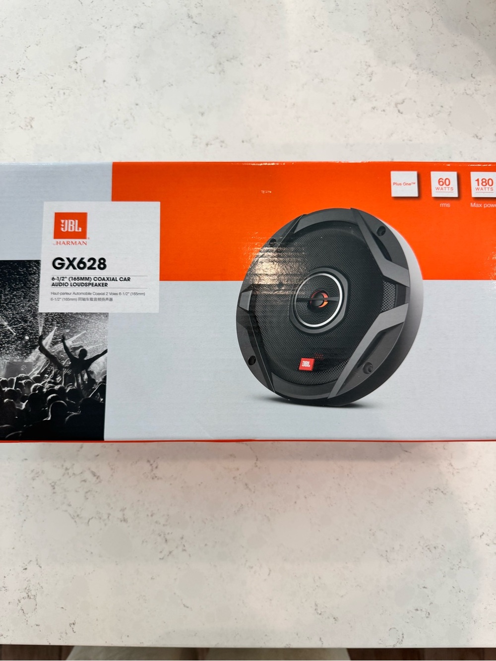JBL GX628 speakers